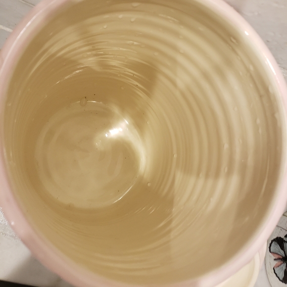 Art Pottery Large Canister With Whimsical Cat Lid signed on base - Picture 8 of 15